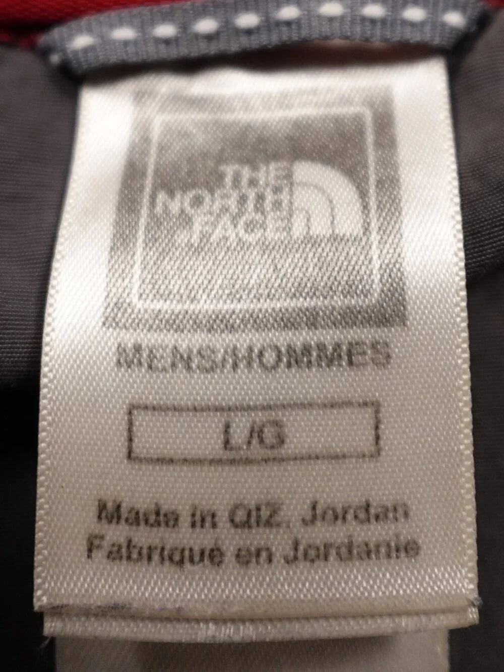 The North Face Waffle Fleece‎ Quarter Zip Pullover Men's Large Gray Outdoor